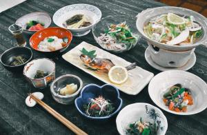 Pagkain sa o malapit sa ryokan na ito