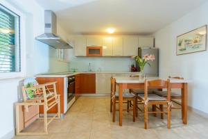 Kuchyň nebo kuchyňský kout v ubytování Luxury Apartment Kalebic