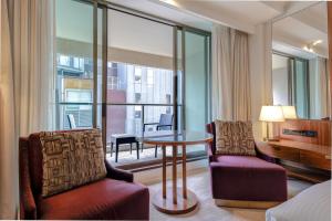Posezení v ubytování Amora Hotel Jamison Sydney