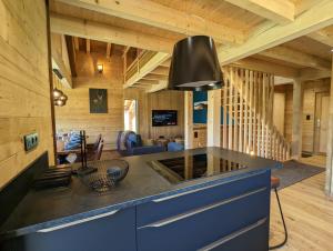 Telewizja i/lub zestaw kina domowego w obiekcie Chalet l'Appel de la Forêt