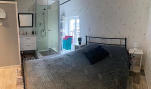 Postel nebo postele na pokoji v ubytování Chambre d'hôtes