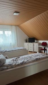 Postel nebo postele na pokoji v ubytování Wohnung 3 in der 1.Etage