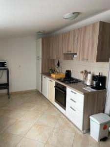 Kuchyňa alebo kuchynka v ubytovaní Apartmani Krišto 2 Zadar