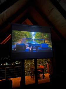 TV a/nebo společenská místnost v ubytování Ces bungalov + 29 fotografií
