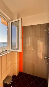 Koupelna v ubytování Hotel Brilant