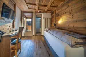 Posezení v ubytování Hôtel Le Grand Chalet