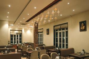 New Hotel Snow Crest的休息区