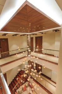 New Hotel Snow Crest的休息区