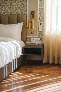 New Hotel Snow Crest客房内的一张或多张床位