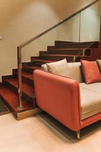 New Hotel Snow Crest的休息区