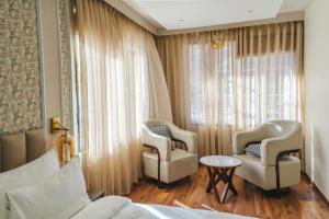 New Hotel Snow Crest的休息区