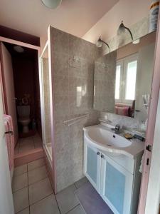Koupelna v ubytování Villa DOMINO