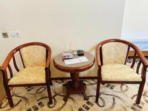 Istumisnurk majutusasutuses SD Hotel