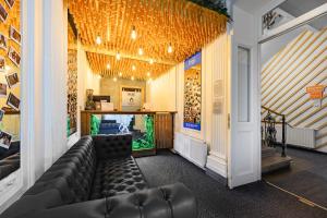 Kuchyň nebo kuchyňský kout v ubytování Wellness Rooms Central