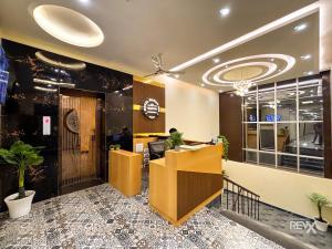 Vstupní hala nebo recepce v ubytování Hotel Manas Inn
