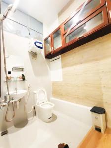 Koupelna v ubytování Paradies Homestay