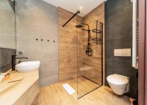 Koupelna v ubytování Hotel Marczewski