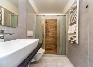 Koupelna v ubytování Hotel Marczewski