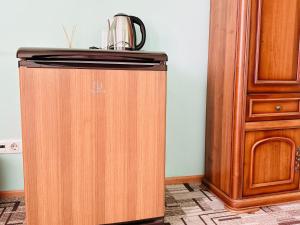Kohvi ja tee valmistamise võimalus majutusasutuses SD Hotel