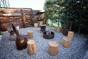 A garden outside Chata Kaprík 35