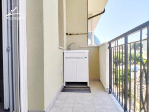 Balkoni atau teres di Appartamento Verde Acqua RC13