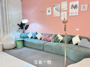 Posezení v ubytování SKYPIEA Villa 空島民宿 宜蘭包棟民宿l電動麻將l烤肉BBQl聚會