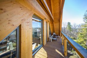 Balkón alebo terasa v ubytovaní udanypobyt Apartament Studio Lovely SPA + 14 fotografií