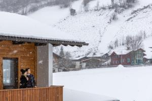 Hotel Sonnhof Rauris að vetri til
