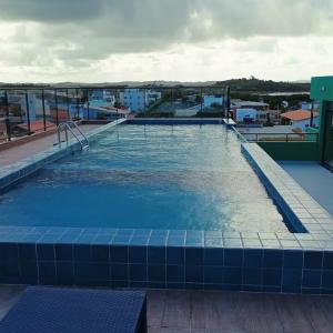 Swimmingpoolen hos eller tæt på Flat Porto Centro