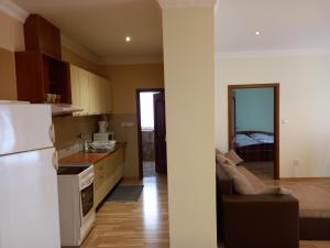 Kuchyňa alebo kuchynka v ubytovaní Apartmány ORAVA-EDDA