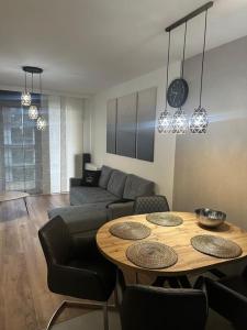 Χώρος καθιστικού στο STAR Apartament & Spa 2 Dziwnów