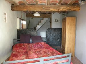 Кровать или кровати в номере Petrus Wittebrood Hoeve