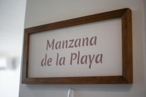 a sign that reads maranza de la playa on a wall at Suite Jungle Studio with Views Walk Everywhere in Playa del Carmen