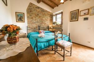 Гостиная зона в Agriturismo Stazione di Monta