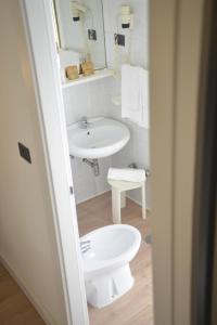 Koupelna v ubytování Hotel Torino