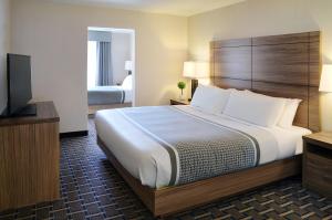 Postel nebo postele na pokoji v ubytování Pomeroy Inn and Suites Vermilion