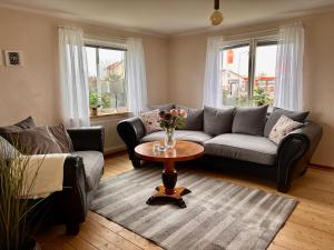 Prostor za sedenje u objektu Villa söder om Varberg