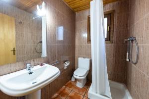 Koupelna v ubytování Casa Samarra
