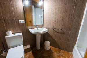 Koupelna v ubytování Casa Samarra
