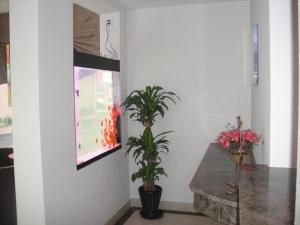 Televisyen dan/atau pusat hiburan di GreenTree Inn ShangHai JiaDing the South of F1 Circuit FangTai Hardware Market Express Hotel