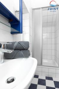 ห้องน้ำของ Töwerland Zimmer 8