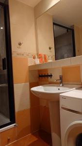 Kúpeľňa v ubytovaní Apartamenty nad Stonehenge