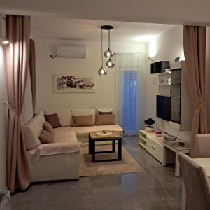 Televízia a/alebo spoločenská miestnosť v ubytovaní Apartment Radalj