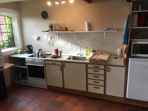 Dapur atau dapur kecil di Bed & Breakfast Tistrup