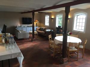 Area tempat duduk di Bed & Breakfast Tistrup