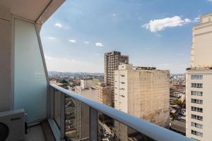 a view from the balcony of a building at Studio - Setin Downtown Estação Luz - Sou House in São Paulo