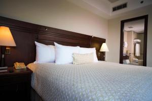 a bedroom with a large bed with white pillows at EXECUTIVE SUITES VALENCIA in Valencia +43 photos
