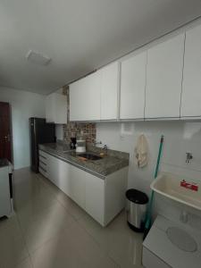 Kuchyň nebo kuchyňský kout v ubytování Apartamento 102