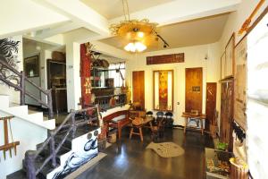Ruang duduk di Jilufugan B&B
