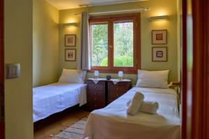 Posteľ alebo postele v izbe v ubytovaní Summerday Villa Private Beach
